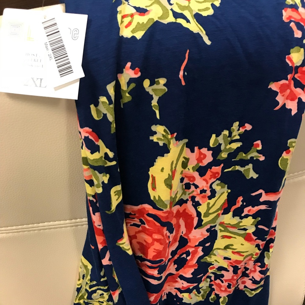 LulaRoe Maxi Skirt Floral Unicorn